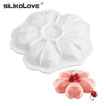 SILIKOLOVE 1PC Diamond Heart Flower Shape Mousse Dessert Silicone Cake Mold For Baking Decorating Tools DIY Bakware Moulds
SILIKOLOVE 1PC Diamond Heart Flower Shape Mousse Dessert Silicone Cake Mold For Baking Decorating Tools DIY Bakware Moulds