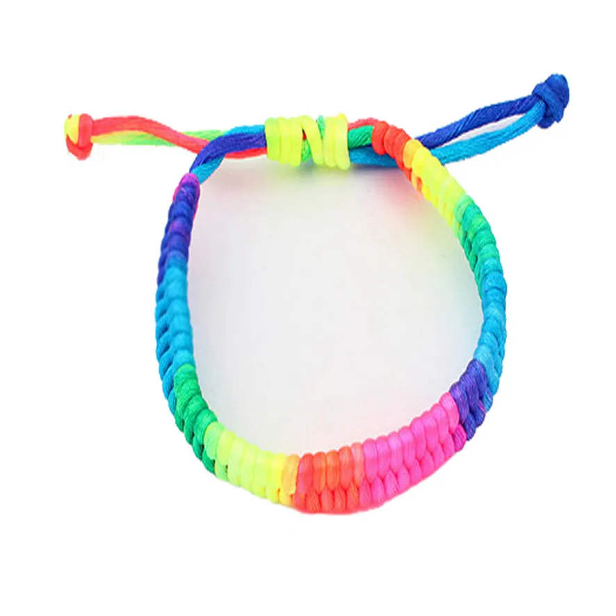 OTOKY Bracelets For Women Men New Adjustable Rainbow Fluorescent Colors Woven Bracelet Charm Bracelets For Gift
OTOKY Bracelets For Women Men New Adjustable Rainbow Fluorescent Colors Woven Bracelet Charm Bracelets For Gift