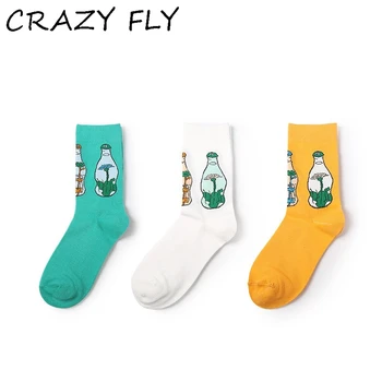 CRAZY FLY 2019 Spring/Summer New Women Japan South Korea Harajuku Style High Street Funny Socks Cotton Travel Frog Socks meias
CRAZY FLY 2019 Spring/Summer New Women Japan South Korea Harajuku Style High Street Funny Socks Cotton Travel Frog Socks meias