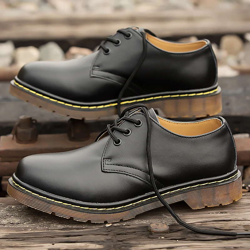 Shoes Men High Quality Genuine Leather Men Shoes Work Safety Casual Doc Martins Scarpe Uomo Flats Oxfords Loafers Moccasin Homme
Shoes Men High Quality Genuine Leather Men Shoes Work Safety Casual Doc Martins Scarpe Uomo Flats Oxfords Loafers Moccasin Homme