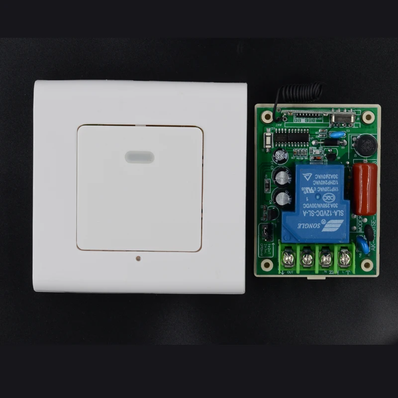 220V Remote Switch 30A Relay Receiver Wall Panel Noctilucent Transmitter Wireless Light Lamp LED Learning Code ASK 315Mhz
220V Remote Switch 30A Relay Receiver Wall Panel Noctilucent Transmitter Wireless Light Lamp LED Learning Code ASK 315Mhz