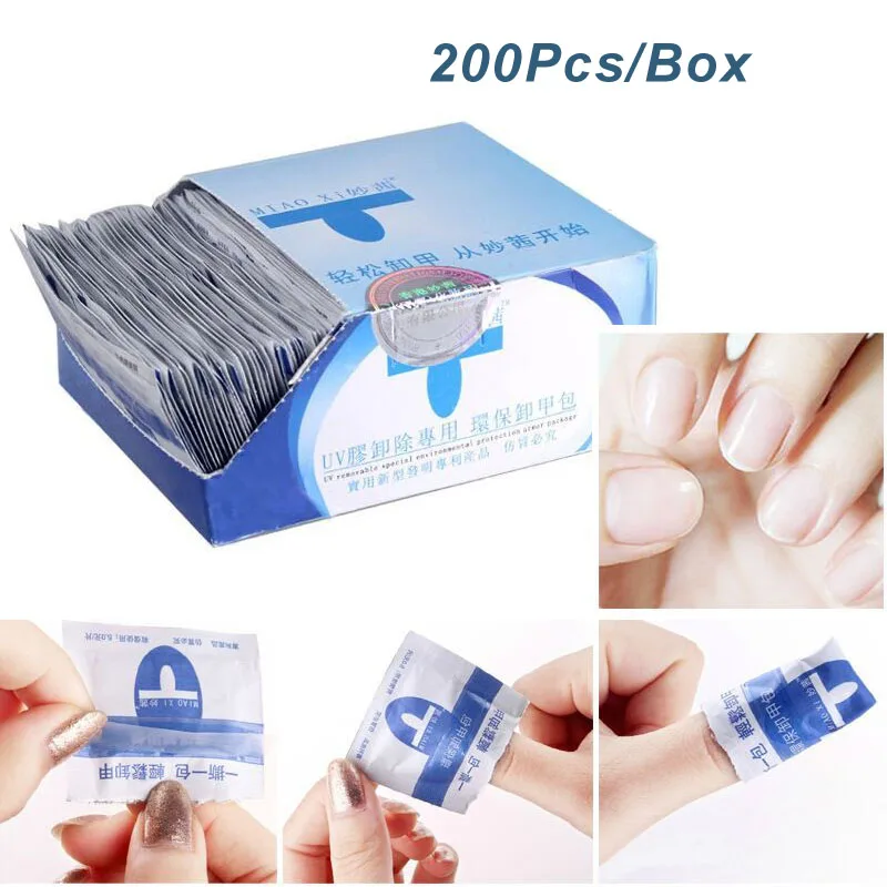 200pcs/box Nail Polish Remover Wraps UV Gel Nail Polish Easy Soak Off Remover Manicure Nail Art Cleaner Nails Remover Tools
200pcs/box Nail Polish Remover Wraps UV Gel Nail Polish Easy Soak Off Remover Manicure Nail Art Cleaner Nails Remover Tools