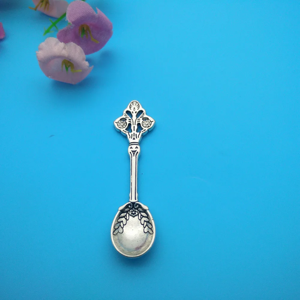 Vintage Silver Infinity Mirror Snuff Spoon Charms Pendant For Jewelry Making Bracelets Necklace Accessories Gifts 10PCS Z1008
Vintage Silver Infinity Mirror Snuff Spoon Charms Pendant For Jewelry Making Bracelets Necklace Accessories Gifts 10PCS Z1008