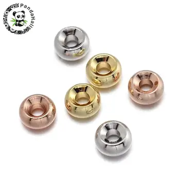 Environmental Brass Crimp Beads, Lead Free & Nickel Free & Cadmium Free, Rondelle, Mixed Color, 5x3mm, Hole: 2mm
Environmental Brass Crimp Beads, Lead Free & Nickel Free & Cadmium Free, Rondelle, Mixed Color, 5x3mm, Hole: 2mm