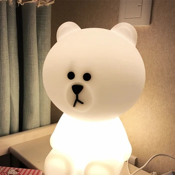 Brown Bear cute lamp bear led Children's night light table lamp Creative lamparas lampe light fixtures for the baby Kids room
Brown Bear cute lamp bear led Children's night light table lamp Creative lamparas lampe light fixtures for the baby Kids room
