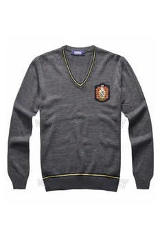 Hufflepuff Cedric Diggory Dark Grey Cosplay Pullover Sweater with Badge from Harry Free Shipping for Halloween and Christmas
Hufflepuff Cedric Diggory Dark Grey Cosplay Pullover Sweater with Badge from Harry Free Shipping for Halloween and Christmas