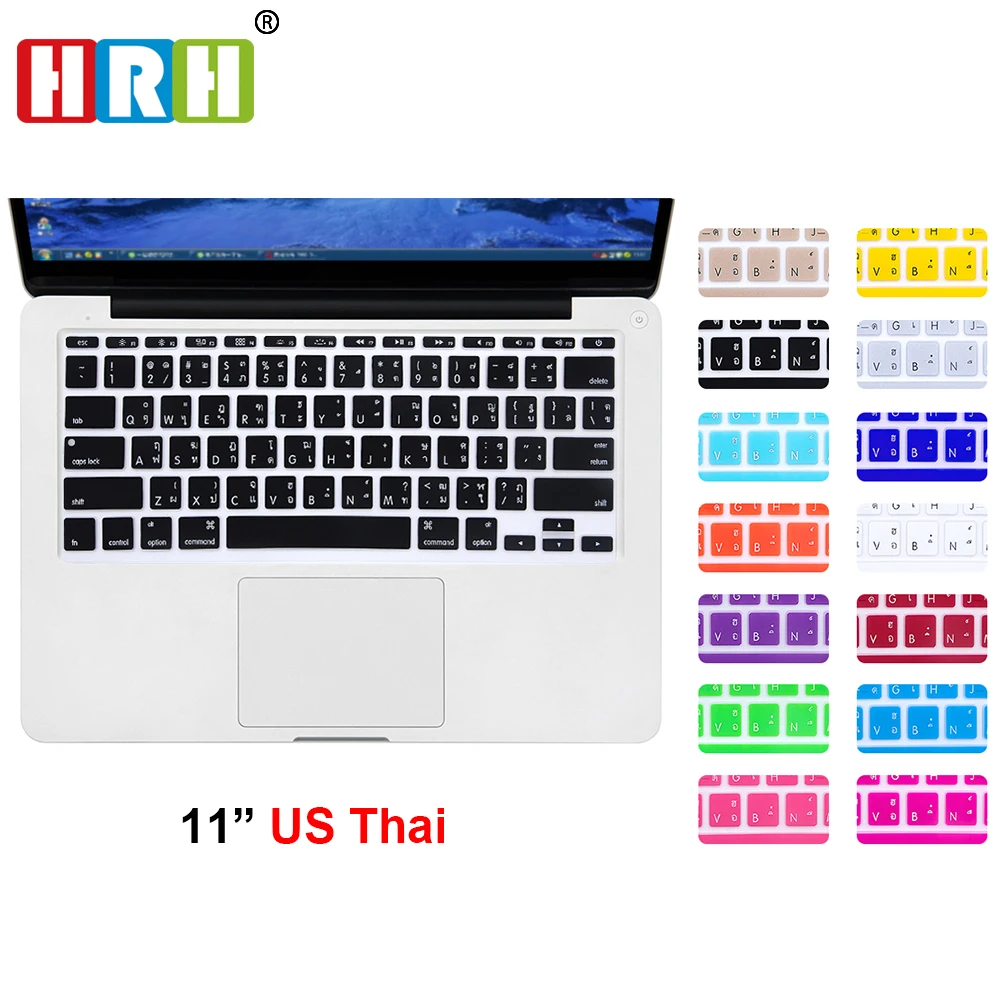 HRH Dust Covers Thai Language Silicone Keyboard Cover Skin Protector Protective Film For Mac Book Air 11.6"A1465 A1370 US Layout
HRH Dust Covers Thai Language Silicone Keyboard Cover Skin Protector Protective Film For Mac Book Air 11.6"A1465 A1370 US Layout