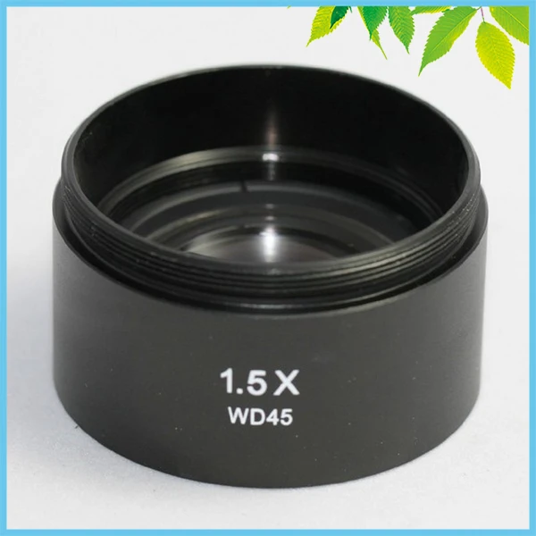 Stereo Microscope 1.5X Auxiliary Objective Lens Barlow lens with 48mm Mounting Thread Stereo Microscope 1.5X Auxiliary Objective Lens Barlow lens with 48mm Mounting Thread<br><br>Aliexpress