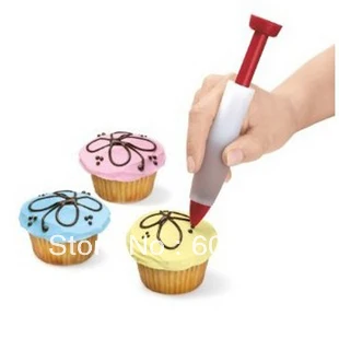 Silicone Biscuit Pastry Syringe Cookies Cup Cake Cream Chocolate Decorating Pen Tools
Silicone Biscuit Pastry Syringe Cookies Cup Cake Cream Chocolate Decorating Pen Tools