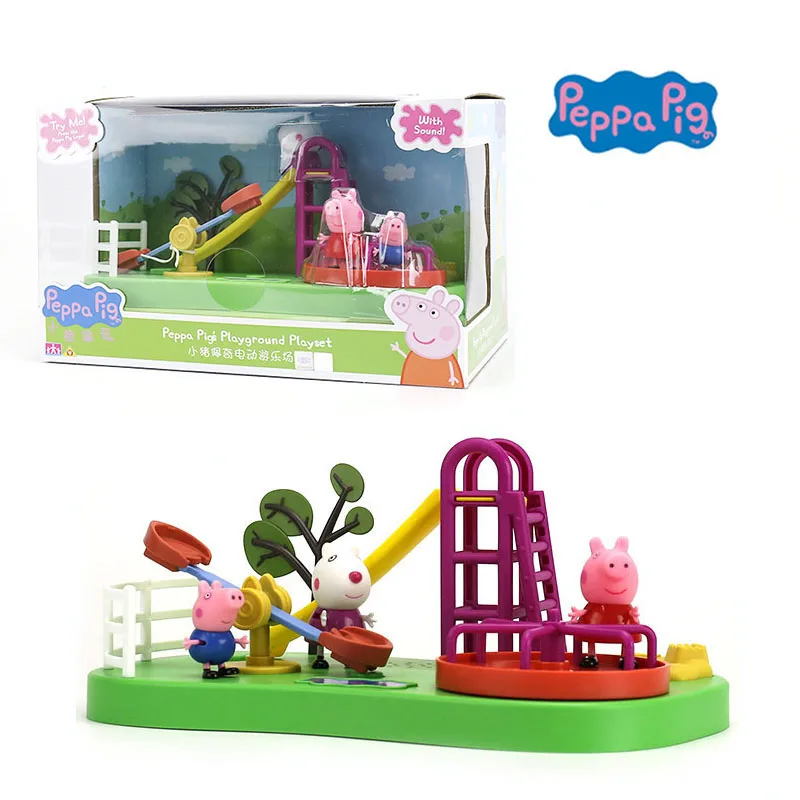 2018 Genuine PEPPA PIG -- peppa pig's Playground play set with peppa George and Suzy KIDS TOY children's best gift with MUSIC
2018 Genuine PEPPA PIG -- peppa pig's Playground play set with peppa George and Suzy KIDS TOY children's best gift with MUSIC