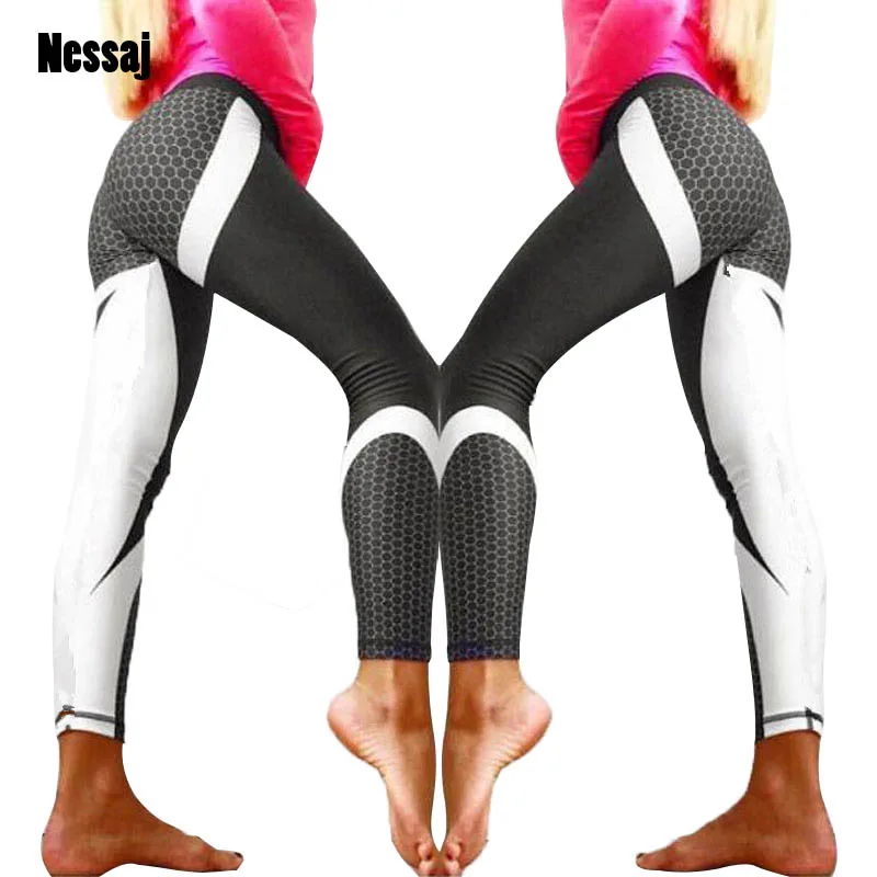 Nessaj Mesh Honeycomb Pattern Print Leggings Women Fitness Legging Women Sporting Workout Leggins Elastic Slim Black White Pants
Nessaj Mesh Honeycomb Pattern Print Leggings Women Fitness Legging Women Sporting Workout Leggins Elastic Slim Black White Pants