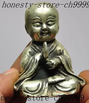 Crafts statue tibet Buddhism silver Pray Young monk Monk The monk Buddhist monk buddha Statue
Crafts statue tibet Buddhism silver Pray Young monk Monk The monk Buddhist monk buddha Statue