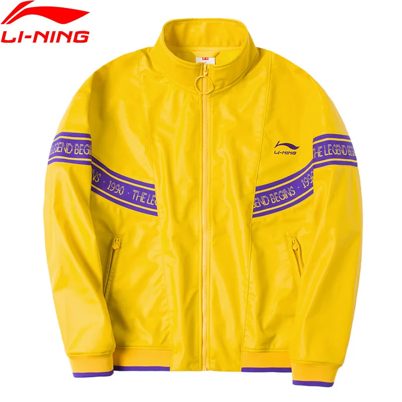 Li-Ning PFW Men The Trend Sports Jacket Retro Loose Fit PU Material 100% Polyester LiNing Fitness Sports Coat AJDP055 MWJ2615
Li-Ning PFW Men The Trend Sports Jacket Retro Loose Fit PU Material 100% Polyester LiNing Fitness Sports Coat AJDP055 MWJ2615