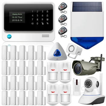 G90B Plus WIFI GSM IOS Android APP Control Home Security Surveillance Flash Solar Siren Sensor Camera Home Security Alarm System
G90B Plus WIFI GSM IOS Android APP Control Home Security Surveillance Flash Solar Siren Sensor Camera Home Security Alarm System
