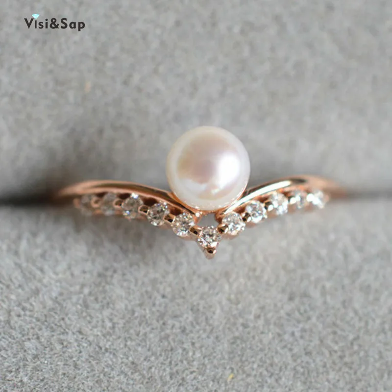 Visisap Korea Cute V Shape Imitation Pearls Rings for Female Factory Outlet Rose Gold Color Women Ring Wholesale Jewelry B2410
Visisap Korea Cute V Shape Imitation Pearls Rings for Female Factory Outlet Rose Gold Color Women Ring Wholesale Jewelry B2410