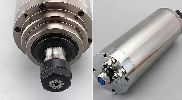 CNC Spindle 4.5kw D100mm 24000RPM water cooled spindle motor AC220V ER20 collet
CNC Spindle 4.5kw D100mm 24000RPM water cooled spindle motor AC220V ER20 collet