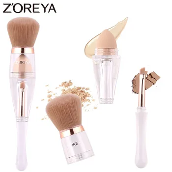 ZOREYA Brand Multi-functional Makeup Brushes Transparent Plastic Handle Powder Blush Eye Brow Make Up Brush Foundation Sponge
ZOREYA Brand Multi-functional Makeup Brushes Transparent Plastic Handle Powder Blush Eye Brow Make Up Brush Foundation Sponge