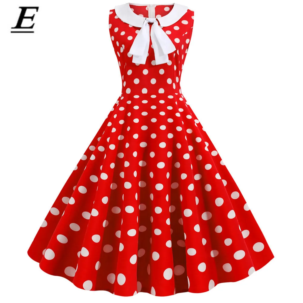 Red Polka Dot Printed Vintage Dress Women 2019 Summer Retro Slim Peter Pan Collar Pin Up Rockabilly Party Dress Robe Vestidos
Red Polka Dot Printed Vintage Dress Women 2019 Summer Retro Slim Peter Pan Collar Pin Up Rockabilly Party Dress Robe Vestidos