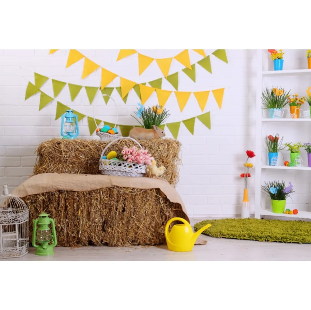 Laeacco Happy Easter Day Flags Chick Haystack Brick Wall Home Decor Scene Photography Backdrop Photo Background For Photo Studio
Laeacco Happy Easter Day Flags Chick Haystack Brick Wall Home Decor Scene Photography Backdrop Photo Background For Photo Studio