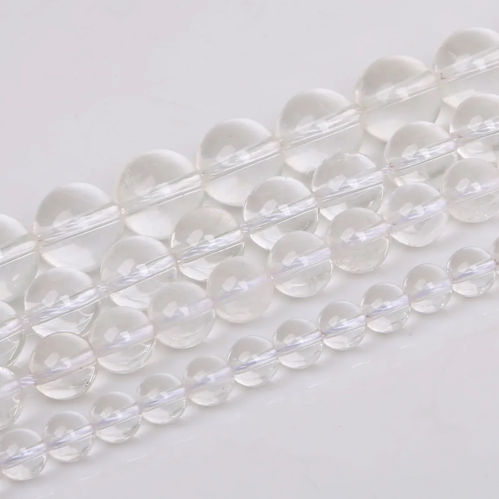 Natural Stone Crystal Quartz Beads Round Loose Beads 6 8 10 12mm Pick Size For DIY Necklace Bracelet Jewelry Making
Natural Stone Crystal Quartz Beads Round Loose Beads 6 8 10 12mm Pick Size For DIY Necklace Bracelet Jewelry Making