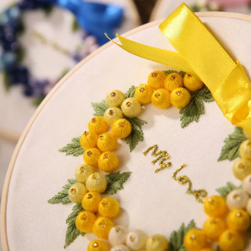 3D Ribbon Bow-knot Embroidery Needlework Cross Stitch Sewing with Hoop Kits For Beginner Handmade Craft Christmas Creative Decor
3D Ribbon Bow-knot Embroidery Needlework Cross Stitch Sewing with Hoop Kits For Beginner Handmade Craft Christmas Creative Decor