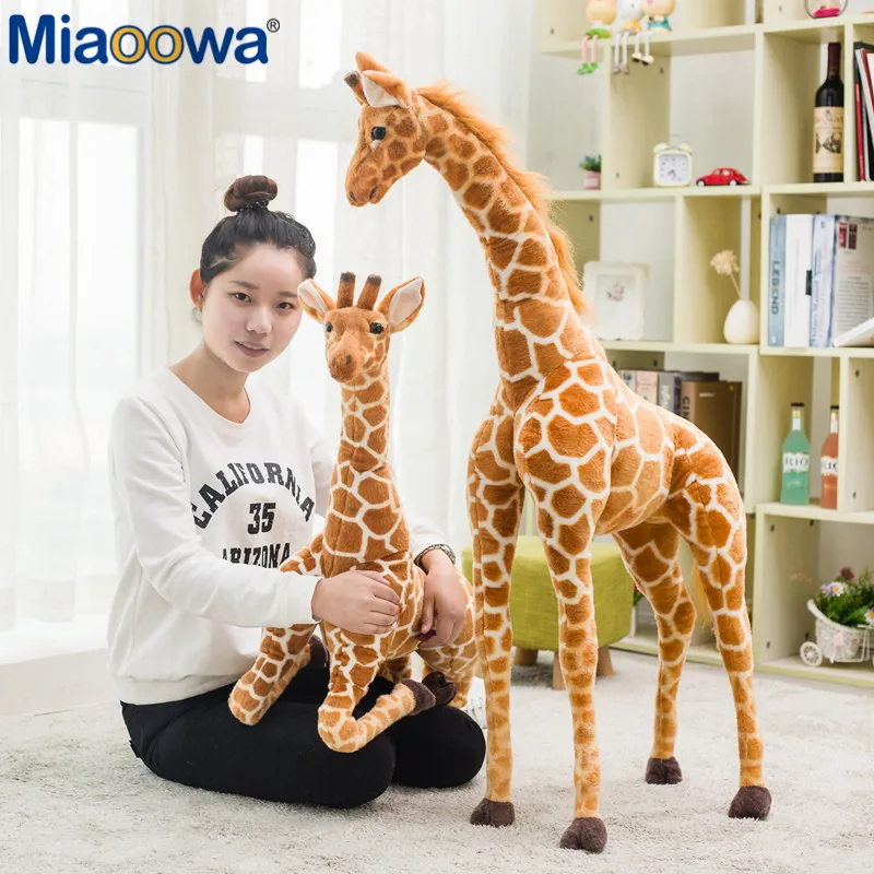 1Pc 60/80cm Huge Simulation Plush Giraffe Toys Cute Stuffed Animal Dolls Realistic Giraffe Toy for Children& Girl Birthday Gif
1Pc 60/80cm Huge Simulation Plush Giraffe Toys Cute Stuffed Animal Dolls Realistic Giraffe Toy for Children& Girl Birthday Gif