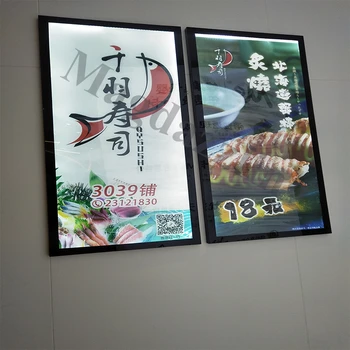 Restaurant Indoor Wall Mounted Magnetic LED Menu Boards A1 Aluminum Frame Movie Poster Light Box
Restaurant Indoor Wall Mounted Magnetic LED Menu Boards A1 Aluminum Frame Movie Poster Light Box