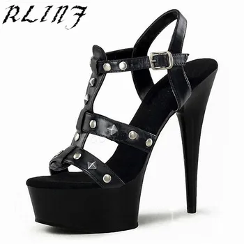 RLINF 2018 Peep Toe High Heels Shoes Ankle 15cm Cross Belt Buckle Rivet T-shaped Fish Mouth
RLINF 2018 Peep Toe High Heels Shoes Ankle 15cm Cross Belt Buckle Rivet T-shaped Fish Mouth
