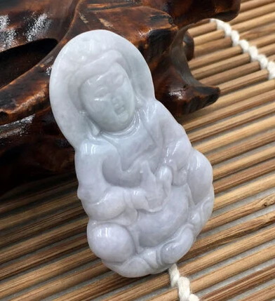 huij 004270 Hand-Carved Green Jade Gems Pendant & Necklace Avalokitesvara Lucky Charm
huij 004270 Hand-Carved Green Jade Gems Pendant & Necklace Avalokitesvara Lucky Charm
