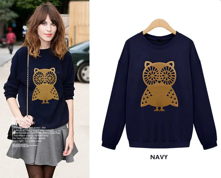BK Womens Ladies Casual Jersey Fashion Tops Jumper Sportswear Batwing Blouse Sleeve O-neck Owl Hoodies Sweatshirts
BK Womens Ladies Casual Jersey Fashion Tops Jumper Sportswear Batwing Blouse Sleeve O-neck Owl Hoodies Sweatshirts