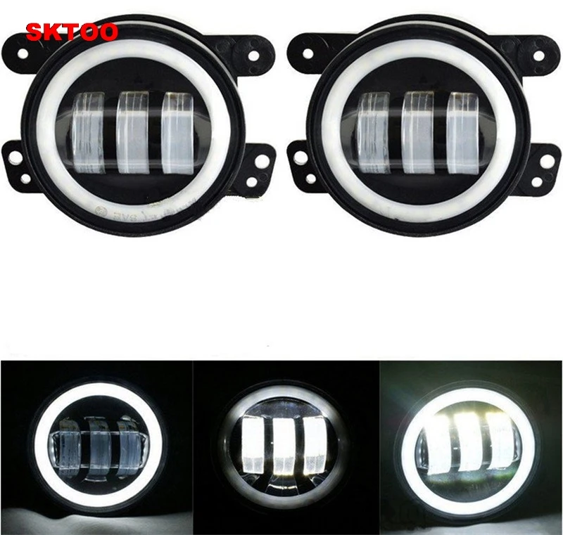 SKTOO 2pcs White Round fog lights lens Projector 30w led 4 inch Front bumper fog lights For Offroad Jeep Wrangler Dodge Chrysler
SKTOO 2pcs White Round fog lights lens Projector 30w led 4 inch Front bumper fog lights For Offroad Jeep Wrangler Dodge Chrysler