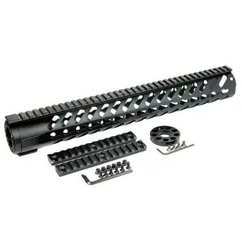 Magorui15" inch KEYMOD Free Float Quad Rail Slim Handguard w/ Additional 13 Slots Rail Sections
Magorui15" inch KEYMOD Free Float Quad Rail Slim Handguard w/ Additional 13 Slots Rail Sections