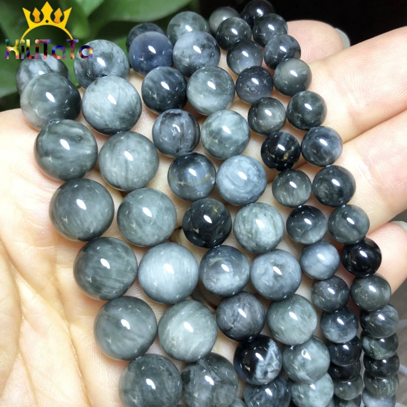 AAA Natural Gem Hawk's Eye Stone Beads Round Loose Spacer Beads For Jewelry Making 6/8/10mm DIY Bracelets Accessories 15"Strand
AAA Natural Gem Hawk's Eye Stone Beads Round Loose Spacer Beads For Jewelry Making 6/8/10mm DIY Bracelets Accessories 15"Strand