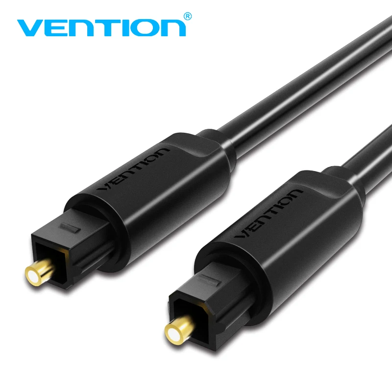 Vention Digital Optical Audio Cable Toslink Gold Plated SPDIF Coaxial Cable for Blu-ray CD DVD Player Xbox 360 PS3 AV TV
Vention Digital Optical Audio Cable Toslink Gold Plated SPDIF Coaxial Cable for Blu-ray CD DVD Player Xbox 360 PS3 AV TV
