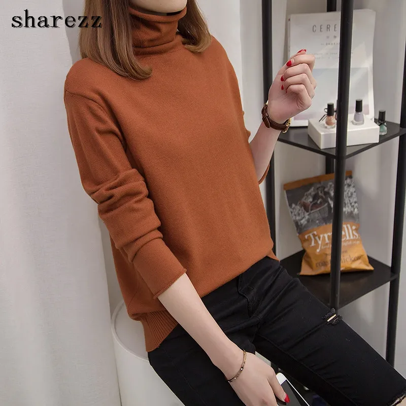 Winter Women's Pullover Fashion Autumn Large Size Sweater Turtleneck Sweater Loose Knit Sweater Women's Slim Casual Top
Winter Women's Pullover Fashion Autumn Large Size Sweater Turtleneck Sweater Loose Knit Sweater Women's Slim Casual Top