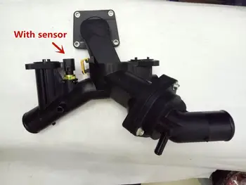 cooling system thermostat housing with thermostat for Land Rover Discovery 3/4 Range Rover Sport LR005631
cooling system thermostat housing with thermostat for Land Rover Discovery 3/4 Range Rover Sport LR005631