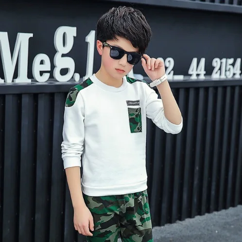 19 new boys sportswear suit children's clothing spring and autumn cotton sports camouflage suit boys clothing suits
19 new boys sportswear suit children's clothing spring and autumn cotton sports camouflage suit boys clothing suits
