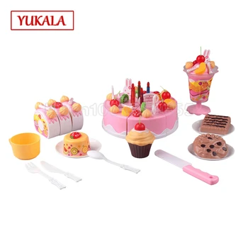 75Pcs DIY Birthday Cake Toy Kitchen Food Pretend Play Fruit Cutting Educational Toy Girls toys for kids Children Christmas Gift
75Pcs DIY Birthday Cake Toy Kitchen Food Pretend Play Fruit Cutting Educational Toy Girls toys for kids Children Christmas Gift