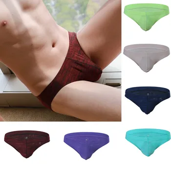 Wangjiang Sexy Low Waist Briefs Men's U Convex Bulge Pouch Briefs Men's Solid Comfortable Soft Bikini Underwear 6 Colors
Wangjiang Sexy Low Waist Briefs Men's U Convex Bulge Pouch Briefs Men's Solid Comfortable Soft Bikini Underwear 6 Colors