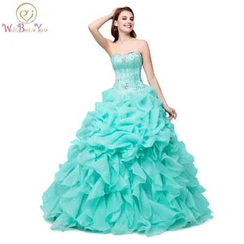 WALK BESIDE YOU 100% Real Quinceanera Dress Ball Gown
