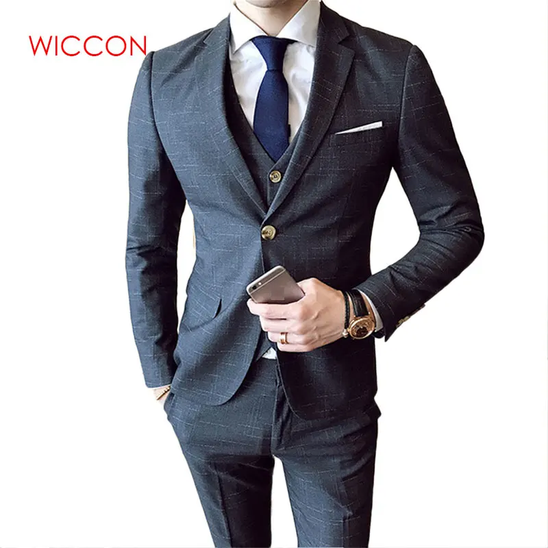 Mens Wedding Suit Male Blazers Slim Fit Suits for Men Costume Business Formal Party Classic (Jacket+Vest+Pants)
Mens Wedding Suit Male Blazers Slim Fit Suits for Men Costume Business Formal Party Classic (Jacket+Vest+Pants)