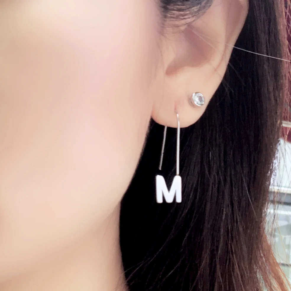M Letter earrings stainless steel earings earrings for women female earrings stainless steel jewelry accessories
M Letter earrings stainless steel earings earrings for women female earrings stainless steel jewelry accessories