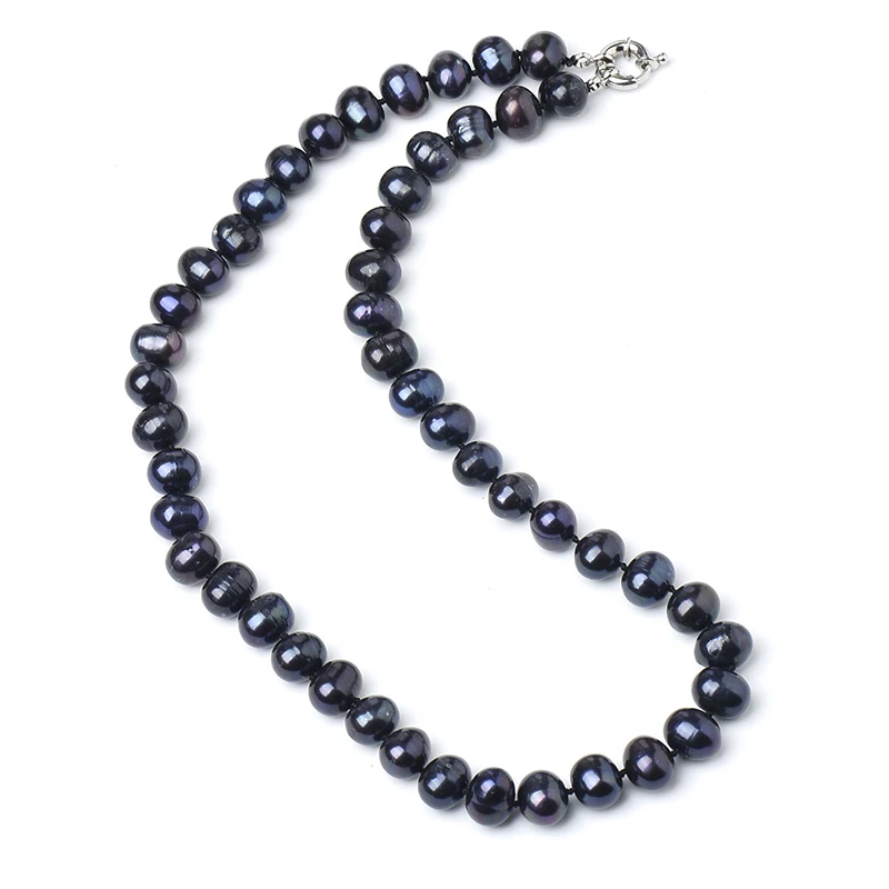 9-10 MM Freshwater Short Natural Chain Type Necklace with Blue and Black gloss Smooth and free Natural Beads
9-10 MM Freshwater Short Natural Chain Type Necklace with Blue and Black gloss Smooth and free Natural Beads