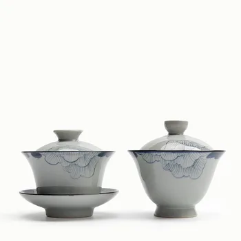 Japanese-style Ceramic Porcelain Gaiwan Vintage Drinkware Hand Painted Hibiscus Flower Tea Ceremony Puer Tieguanyin Teapots
Japanese-style Ceramic Porcelain Gaiwan Vintage Drinkware Hand Painted Hibiscus Flower Tea Ceremony Puer Tieguanyin Teapots