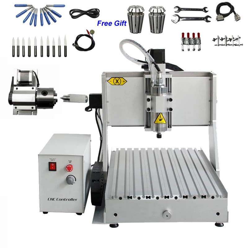 4 Axis 800W 1.5KW 2.2KW USB 6040 CNC Router Metal Milling Cutting Machine Z-Axis Stroke 130mm
4 Axis 800W 1.5KW 2.2KW USB 6040 CNC Router Metal Milling Cutting Machine Z-Axis Stroke 130mm