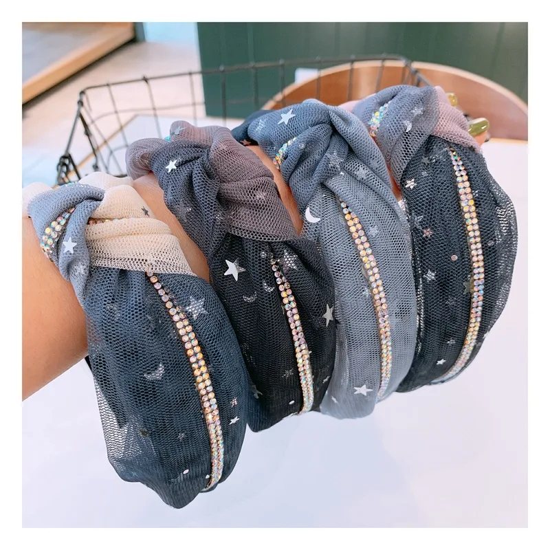 2019 New Fashion Hot Shiny Sequin Lace Star Women Wide Knotted Hairbands Crystal Headbands Hair Band Hoop Accessories Headwear
2019 New Fashion Hot Shiny Sequin Lace Star Women Wide Knotted Hairbands Crystal Headbands Hair Band Hoop Accessories Headwear