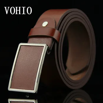 VOHIO PU Fashion Men's Belt Gold Smooth Buckle Punk Belt Business Casual Retro Cowboy Belt Factory Direct Leather Belt Corset
VOHIO PU Fashion Men's Belt Gold Smooth Buckle Punk Belt Business Casual Retro Cowboy Belt Factory Direct Leather Belt Corset
