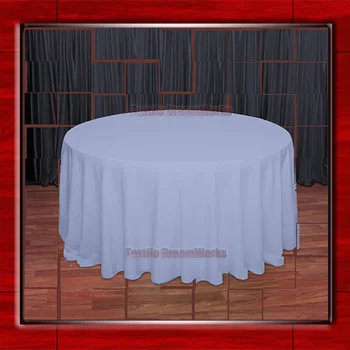 Hot Sale 132" R Powder Blue Round Table Cloth Polyester Plain Table Cover for Wedding Events &Party Decoration(Supplier)
Hot Sale 132" R Powder Blue Round Table Cloth Polyester Plain Table Cover for Wedding Events &Party Decoration(Supplier)