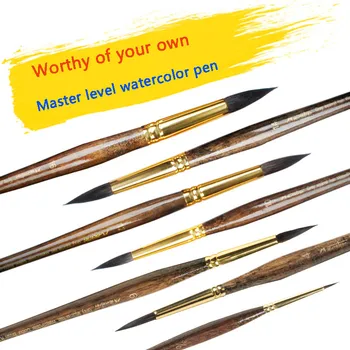 1 pcs Master Squirrel Hair Paint Brush Set Wooden Handle Watercolor High Quality Paint Brushes for Artist Drawing Art Supplies
1 pcs Master Squirrel Hair Paint Brush Set Wooden Handle Watercolor High Quality Paint Brushes for Artist Drawing Art Supplies