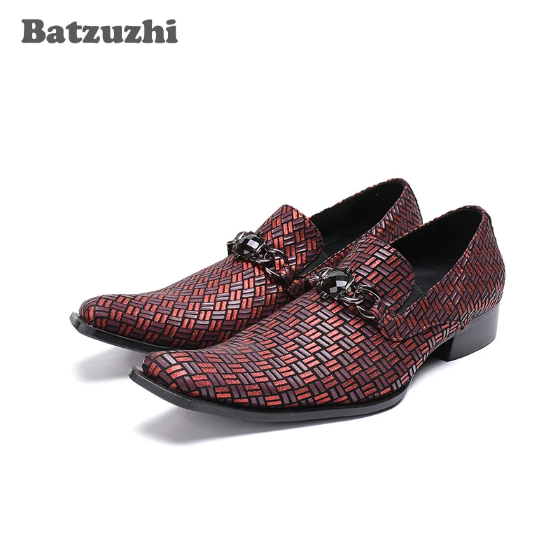Batzuzhi Japanese Style Men Shoes Zapatos Hombre Designer's Genuine Leather Dress Shoes Men Red Brown Wedding and Party Shoes
Batzuzhi Japanese Style Men Shoes Zapatos Hombre Designer's Genuine Leather Dress Shoes Men Red Brown Wedding and Party Shoes